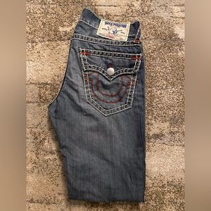 Red stitch  True Religions